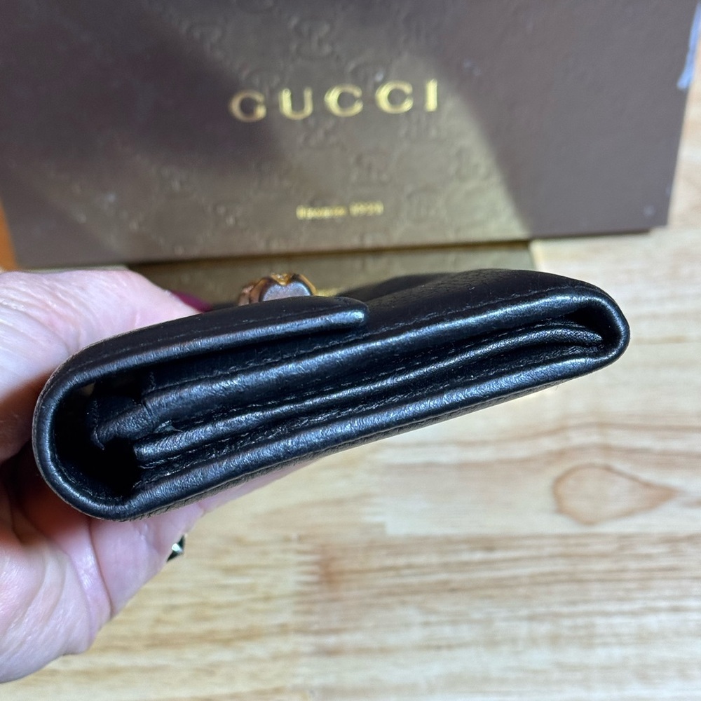 Gucci Black Leather Women's Wallet - Picture 4 of 6